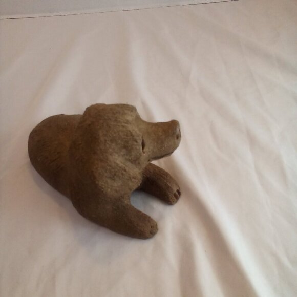 Dog Figure Concrete Cement Mold Small Garden Decor 6" x 3.5" - Picture 5 of 14